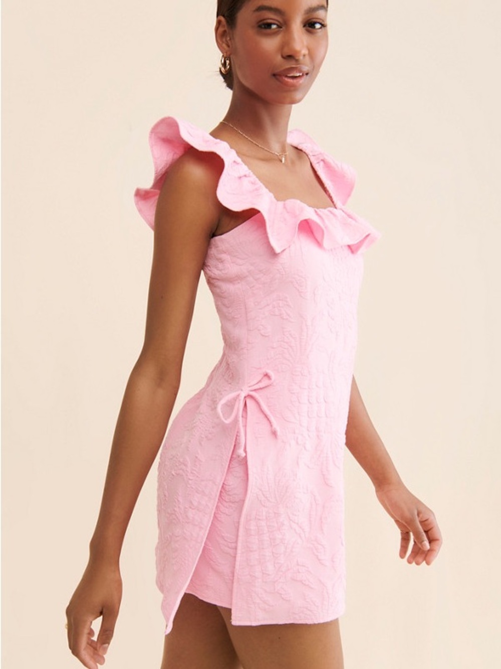 Lilly Pulitzer Zoya Ruffle Romper Pink Size 12